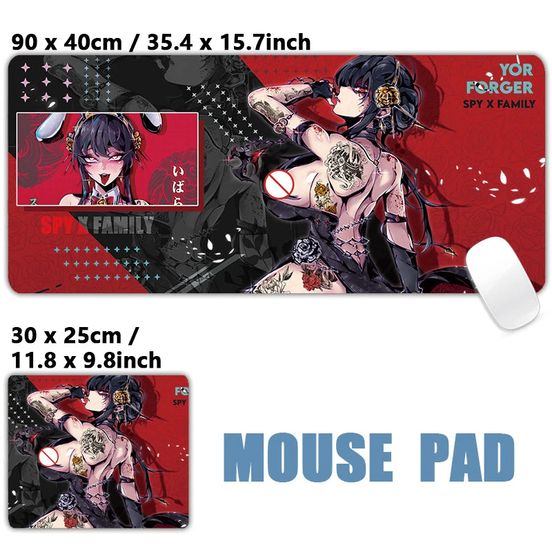 Sexy Anime Girls Mousepad Table Mat Gaming XXL Mouse Pad Keyboard Carpet Desktop Mat Hentai Pad