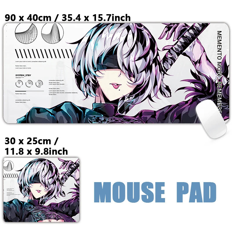 Sexy Anime Girls Mousepad Table Mat Gaming XXL Mouse Pad Keyboard Carpet Desktop Mat Hentai Pad