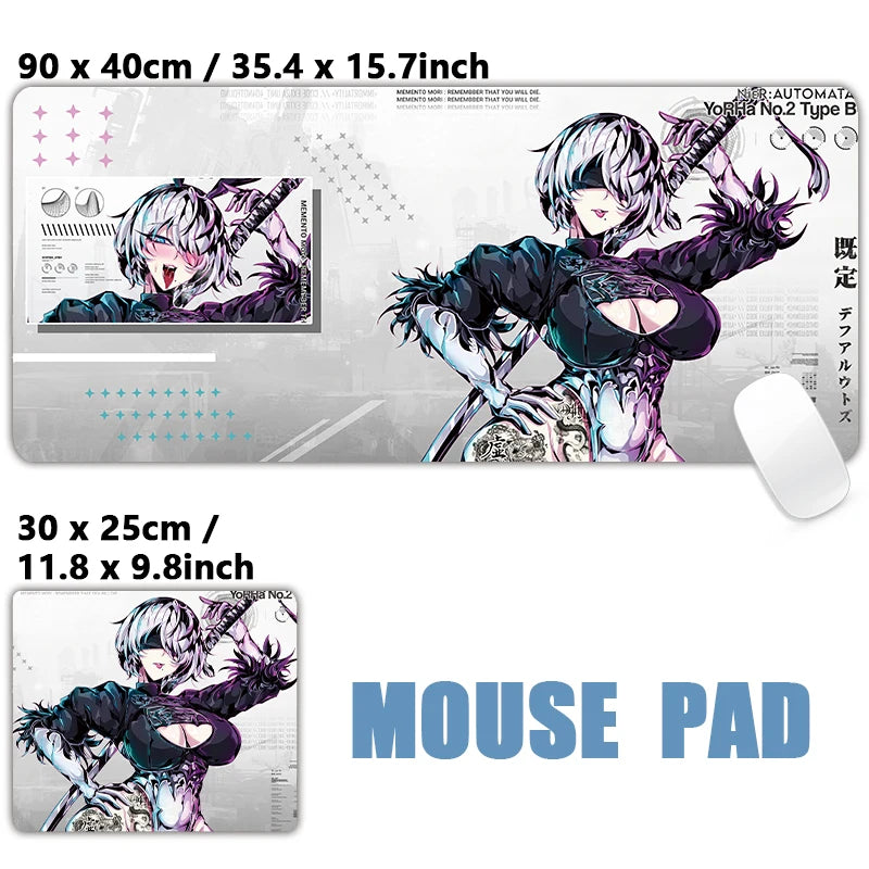 Sexy Anime Girls Mousepad Table Mat Gaming XXL Mouse Pad Keyboard Carpet Desktop Mat Hentai Pad