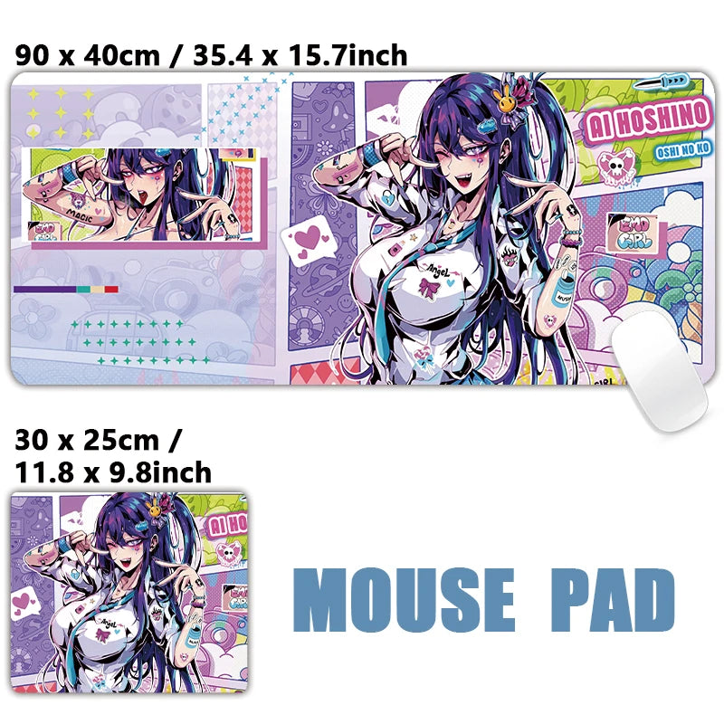 Sexy Anime Girls Mousepad Table Mat Gaming XXL Mouse Pad Keyboard Carpet Desktop Mat Hentai Pad