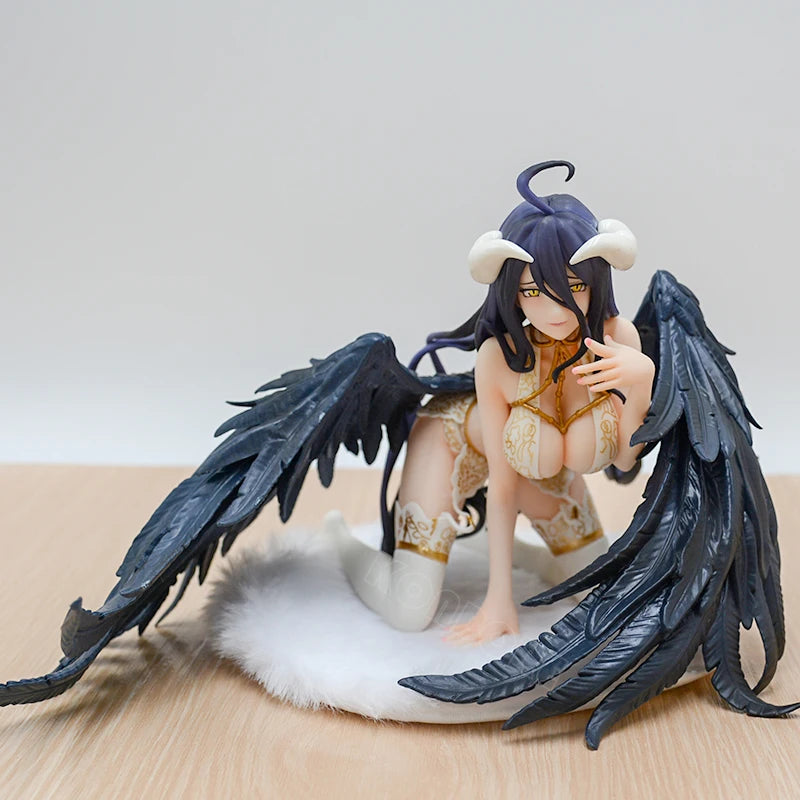 15cm Overlord Albedo Lingerie Sexy Anime Girl Figure KDcolle Albedo Wing Action Figure Adult Collectible Model Doll Toys Gifts