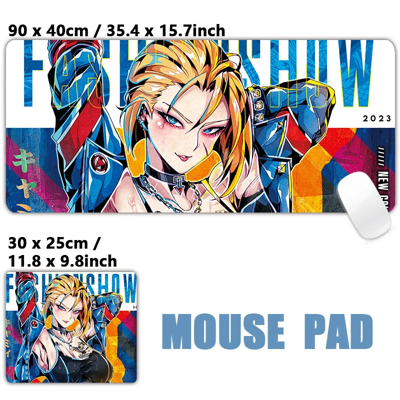 Sexy Anime Girls Mousepad Table Mat Gaming XXL Mouse Pad Keyboard Carpet Desktop Mat Hentai Pad