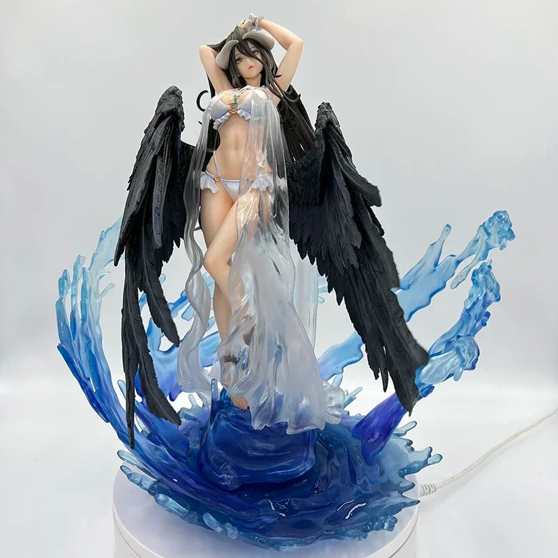 15cm Overlord Albedo Lingerie Sexy Anime Girl Figure KDcolle Albedo Wing Action Figure Adult Collectible Model Doll Toys Gifts