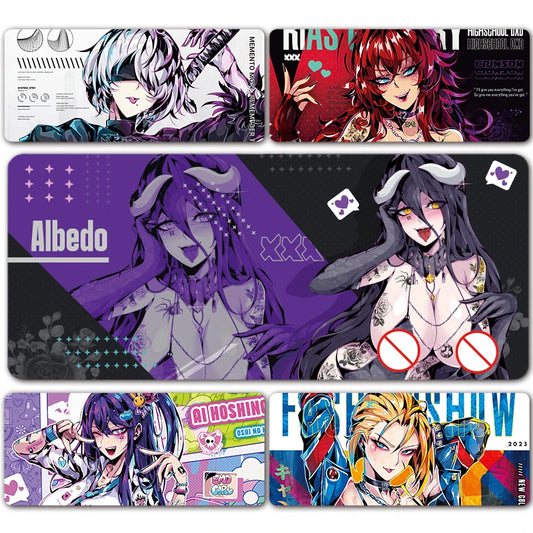 Sexy Anime Girls Mousepad Table Mat Gaming XXL Mouse Pad Keyboard Carpet Desktop Mat Hentai Pad
