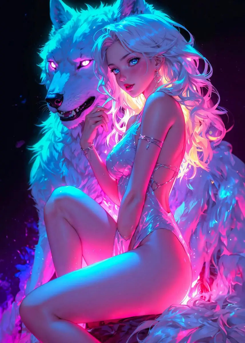 Sexy Anime Girl Canvas Painting, Hot Girl with Sunglasses Poster Canvas Prints, Coquette Room Decor, Girly Wall Art For Home