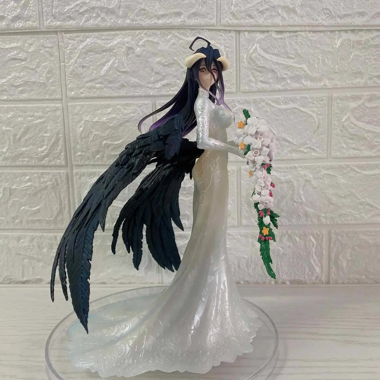 15cm Overlord Albedo Lingerie Sexy Anime Girl Figure KDcolle Albedo Wing Action Figure Adult Collectible Model Doll Toys Gifts