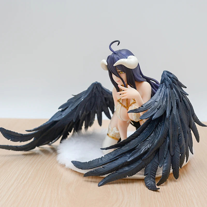 15cm Overlord Albedo Lingerie Sexy Anime Girl Figure KDcolle Albedo Wing Action Figure Adult Collectible Model Doll Toys Gifts