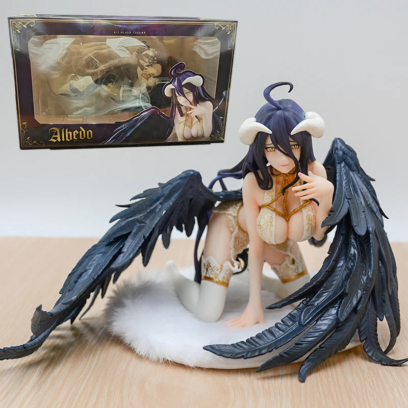 15cm Overlord Albedo Lingerie Sexy Anime Girl Figure KDcolle Albedo Wing Action Figure Adult Collectible Model Doll Toys Gifts