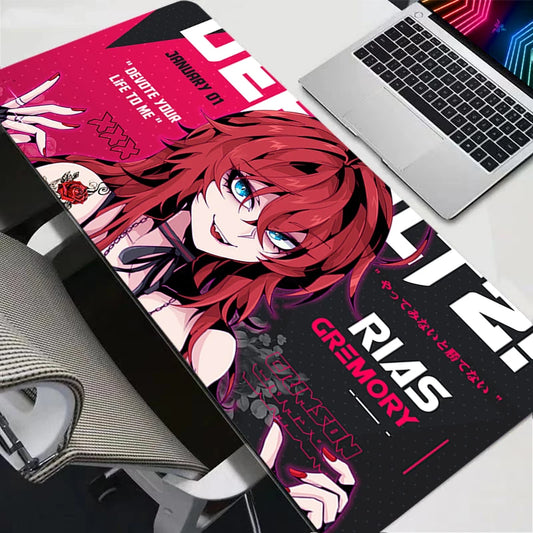 RIAS Mousepad XXL  Anime Sexy Girls Keyboard Pad Mouse Mat Gamer Soft Office Carpet Table Mat Desktop 900X400 Mouse Pad