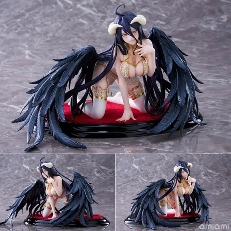 15cm Overlord Albedo Lingerie Sexy Anime Girl Figure KDcolle Albedo Wing Action Figure Adult Collectible Model Doll Toys Gifts