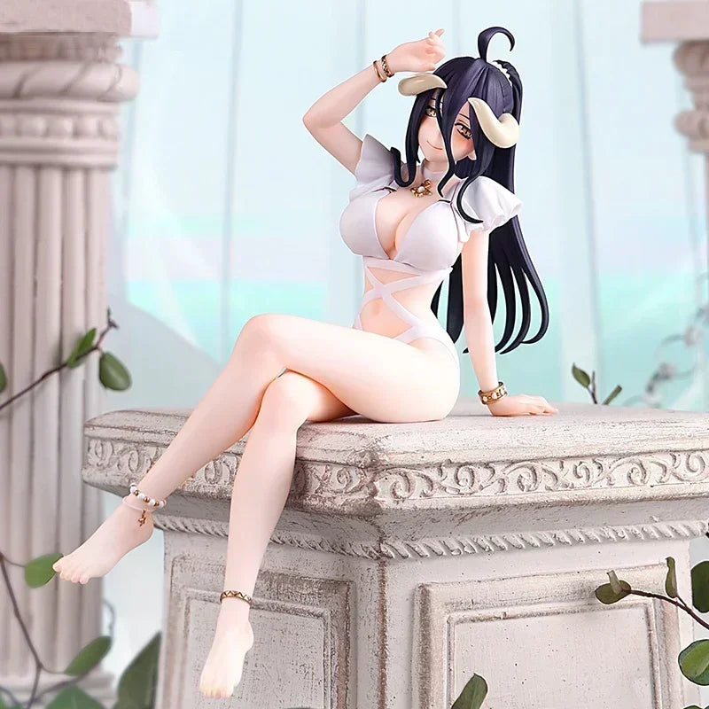 15cm Overlord Albedo Lingerie Sexy Anime Girl Figure KDcolle Albedo Wing Action Figure Adult Collectible Model Doll Toys Gifts